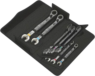 Wera 020093 Očkoploché račňové kľúče 5/16 ÷ 3/4" 6001 Joker Switch 8 Imperial Set 1, palcové - 8 dielov (W05020093001)