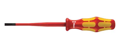 Wera 020129 Elektrikársky skrutkovač Kraftform Plus 0,8x4,0x100 mm typ 160 iSS VDE izolovaný, znížený priemer čepele a rukoväte (W05020129001)