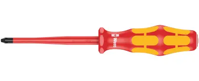 Wera 020131 Elektrikársky skrutkovač Kraftform Plus PH 1x80 mm typ 162 iSS VDE, izolovaný, znížený priemer čepele a rukoväte (W05020131001)