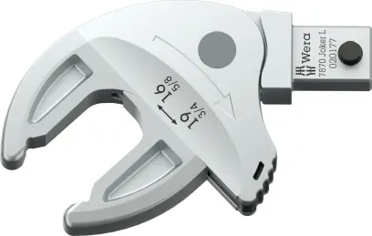 Wera 020177 Nadstavec mom. kľúče - samonastaviteľný kľúč Joker L 16 ÷ 19 mm s račňovou funkciou. Typ 7870, Forma B (9 x 12 mm) (W05020177001)
