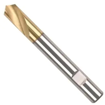 Strojové návrtový vrták NC DIN1835 HSSCo5 TiN tvar B 90° valcová stopka 12,0mm FORMAT (EDE11461200)