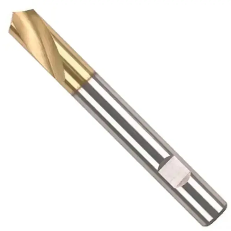 Strojové návrtový vrták NC DIN1835 HSSCo5 TiN tvar B 90° valcová stopka 16,0mm FORMAT (EDE11461600)