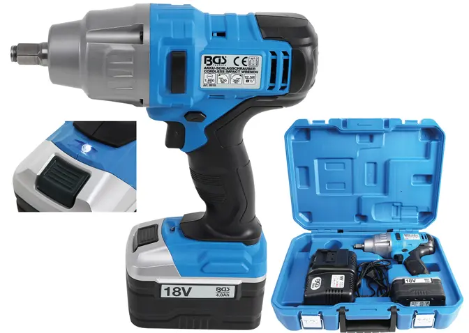 Aku rázový utahovák 1/2" BGS 9919 18 V (250 Nm) (BGS109919)