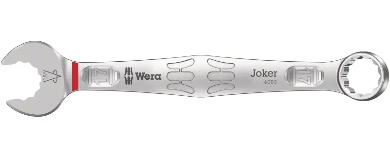 Wera 020208 Očkoplochý kľúč 17 mm 6003 Joker, vyhnutý (W05020208001)