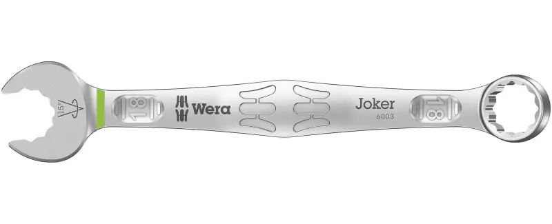 Wera 020209 Očkoplochý kľúč 18 mm 6003 Joker, vyhnutý (W05020209001)