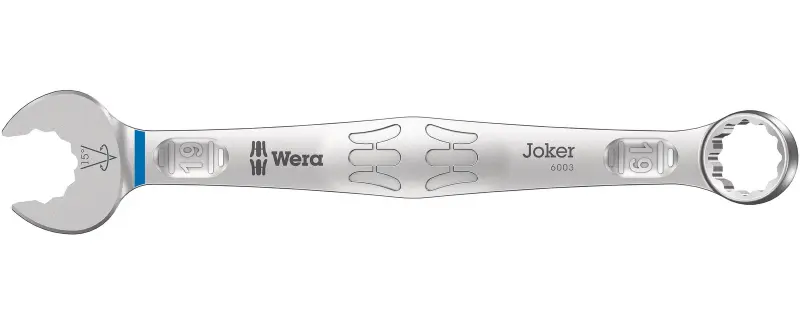 Wera 020210 Očkoplochý kľúč 19 mm 6003 Joker, vyhnutý (W05020210001)