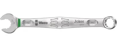 Wera 020219 Očkoplochý kľúč 9 mm 6003 Joker, vyhnutý, palcový (W05020219001)
