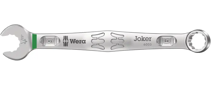 Wera 020219 Očkoplochý kľúč 9 mm 6003 Joker, vyhnutý, palcový (W05020219001)