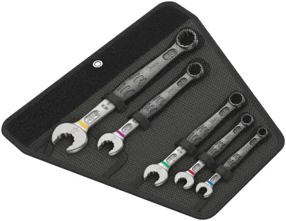 Wera 020240 Očkoploché kľúče 5/16 ÷ 3/4" 6003 Joker 5 Imperial Set 1, palcové - 5 dielov (W05020240001)