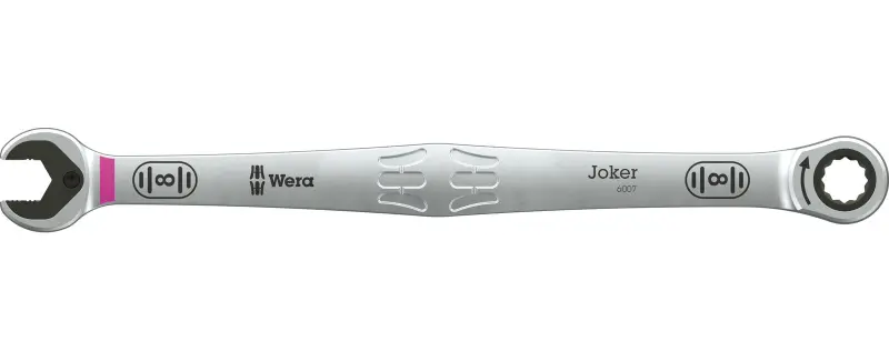 Wera 020350 Očkoplochý račňový kľúč SB 8 mm 6007 Joker, dlhé prevedenie (W05020350001)