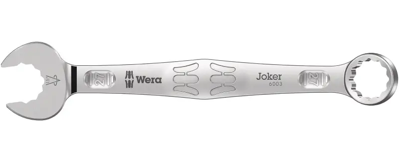Wera 020504 Očkoplochý kľúč 27 mm 6003 Joker, vyhnutý (W05020504001)