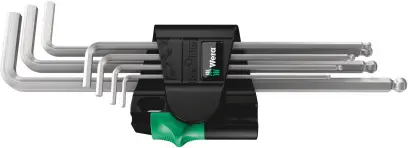 Wera 022101 Zástrčné kľúče 1,5 ÷ 6 mm 950/7 Hex-Plus Magnet 1, chrómované - 7 dielov (W05022101001)