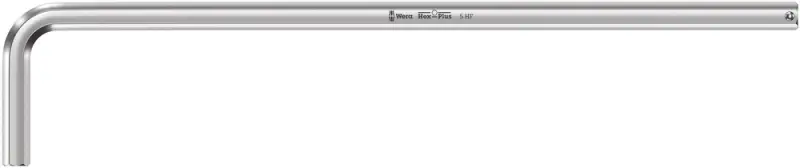 Wera 022122 Zástrčný klíč Hex-Plus 5 mm typ 950 L HF, chromováno, přidržovací (W05022122001)