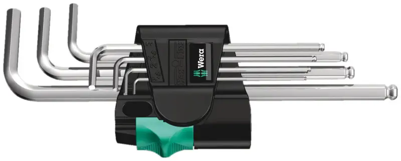 Wera 022181 Zástrčné kľúče 1,5 ÷ 6 mm 950/7 Hex-Plus 1, chrómované - 7 dielov (W05022181001)