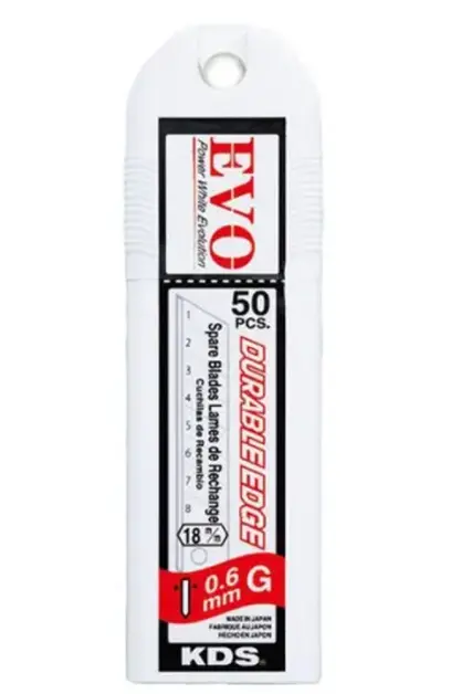 Odlamovacie čepele BGS45GB50EVO 0,60/18 mm, 7 segmentov, 50 ks (BGS45GB50EVO)