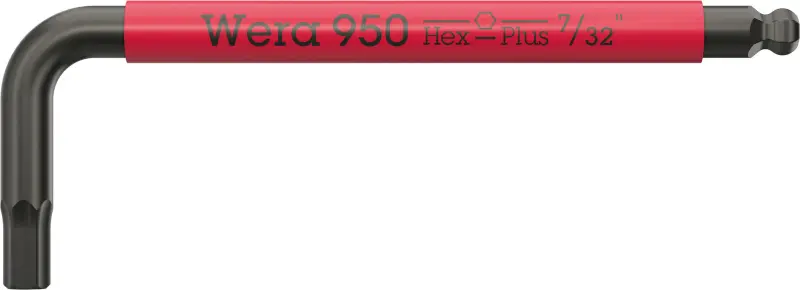 Wera 022656 Zástrčný kľúč Multicolour, Imperial, typ 950 SPKS, BlackLaser, 7/32 "x 90 mm (W05022656001)