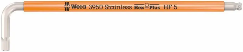 Wera 022695 Zástrčný klíč šestihranný (inbus) 5 mm 3950 SPKL Multicolour HF, nerezová ocel, s přidržovací funkcí (W05022695001)