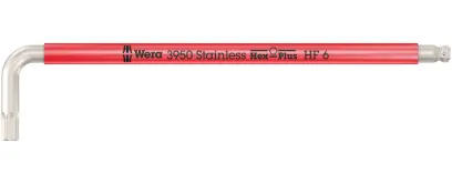 Wera 022696 Zástrčný kľúč šesťhranný (inbus) 6 mm 3950 SPKL Multicolour HF, nerezová oceľ, s pridržiavacou funkciou (W05022696001)