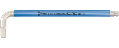 Wera 022698 Zástrčný kľúč šesťhranný (inbus) 10 mm 3950 SPKL Multicolour HF, nerezová oceľ, s pridržiavacou funkciou (W05022698001)
