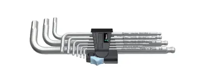 Wera 022720 Šesťhranné kľúče 9 ks, Hex-Plus®, metrické prevedenie, 3950 PKL/9 (W05022720001)