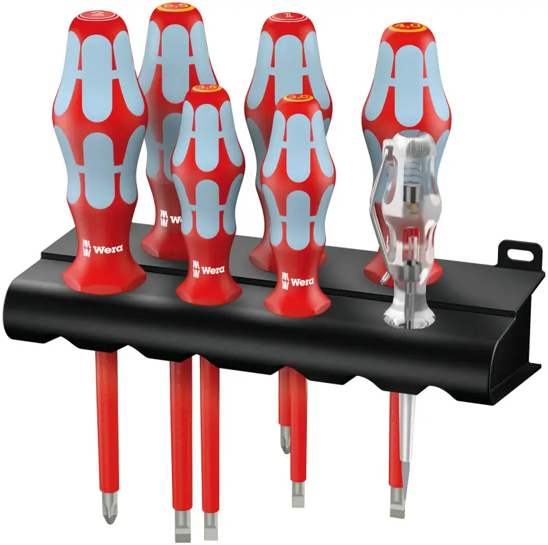 Wera 022728 Sada nerezových skrutkovačov Kraftform 3160 i/7 Lasertip (7 ks + stojan) (W05022728001)