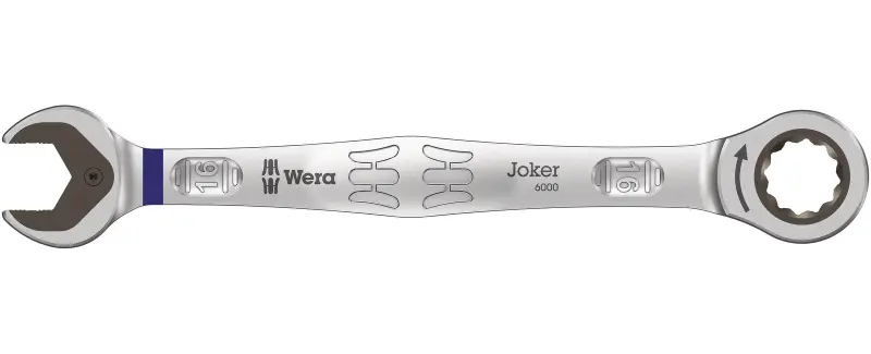 Wera 073276 Otvorený a očkový račňový kľúč Joker 16 mm (W05073276001)