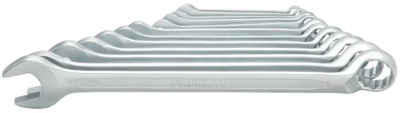 Sada kombinovaných očkový ch a vidlicových klíčů DI N3113B 10-32 mm 12 ks, v kartonu FORMAT