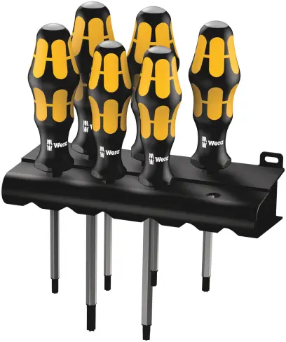 Wera 024410 6-dielna sada skrutkovačov TORX Kraftform 977/6 - sekacia (W05024410001)