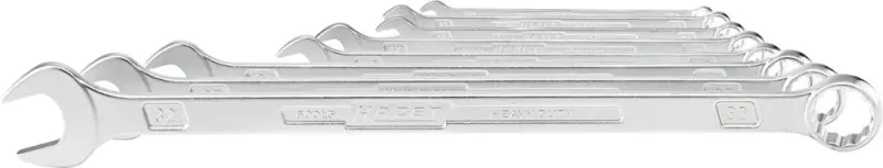 Sada očkové vidlicové klíče podobné dle DIN3113A extra dlouhé, 8 ks. HAZET (EDE573A0800)