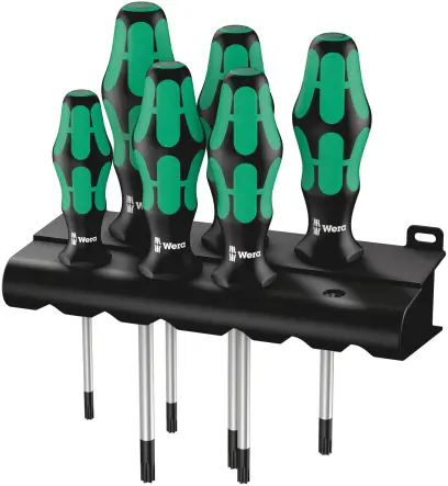 Wera 028062 Sada skrutkovačov Kraftform Plus 367/6 Rack - 6 ks (Torx) (W05028062001)