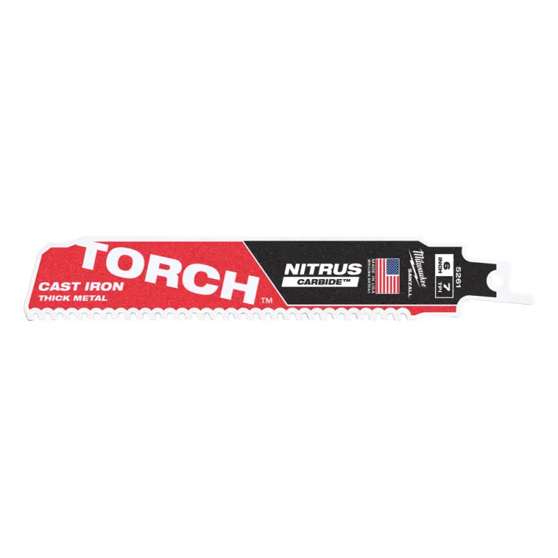 Pilové plátky na kov 150 x 25 x 1,27 mm  Milwaukee Sawzall Torch™ Nitrus Carbide™ (7 TPI) (MI48005261)