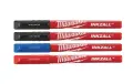Značkovače s jemným hrotom Milwaukee INKZALL™ - farebné (Sada 4 ks) (MI48223165)