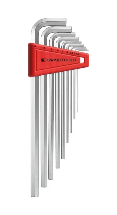 Zástrčné kľúče inbus 1,5 ÷ 10 mm Swiss Tools PB 211.H-10 (Sada 9 dielov) (PBS7610733007073)