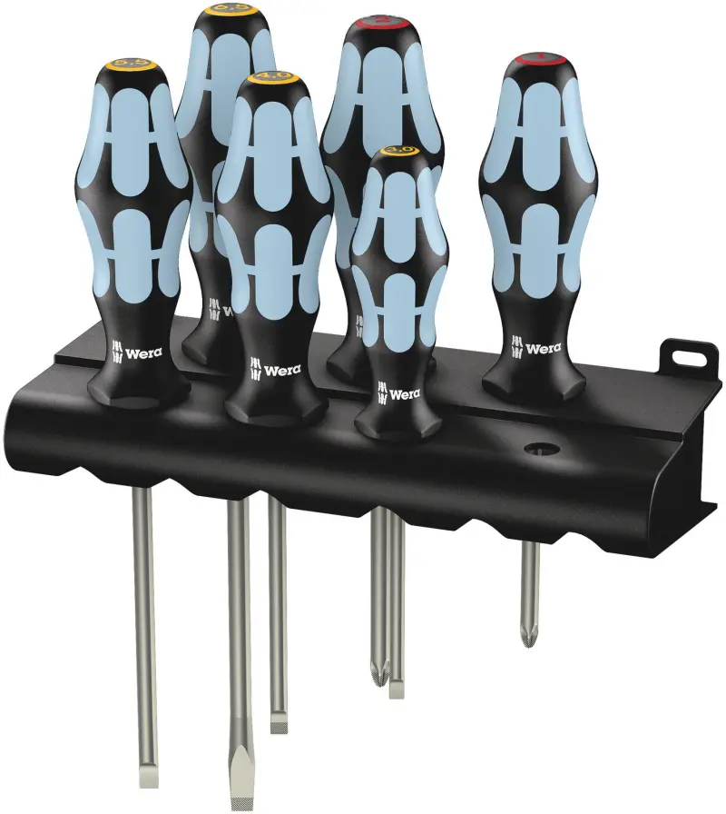 Wera 032060 Sada skrutkovačov Kraftform Plus 3334/6, (6 dielov + stojan) (W05032060001)