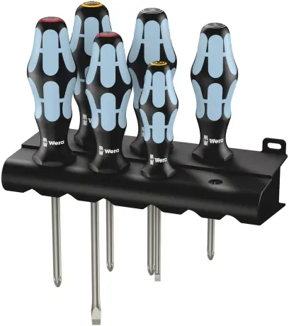Wera 032063 Nerezové skrutkovače v sade 3334/3350/3355/6, Lasertip® (W05032063001)