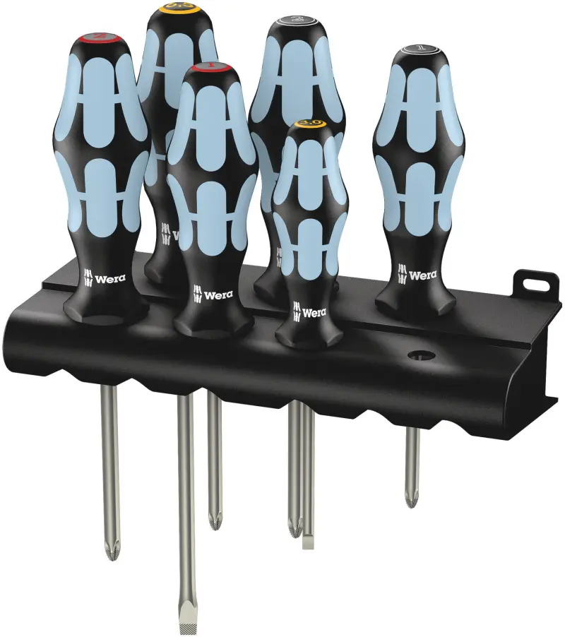 Wera 032063 Nerezové skrutkovače v sade 3334/3350/3355/6, Lasertip® (W05032063001)