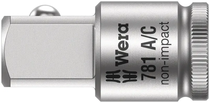 Wera 042671 Adaptér 1/4" typ 781 A/C (vnútorný 1/4"-vonkajší 1/2") (W05042671001)