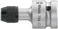 Wera 042760 Adaptér 1/4" typ 784 C/1 (vnútorná 1/2"-vnútorná 1/4") s rýchloupínacou hlavou (W05042760001)