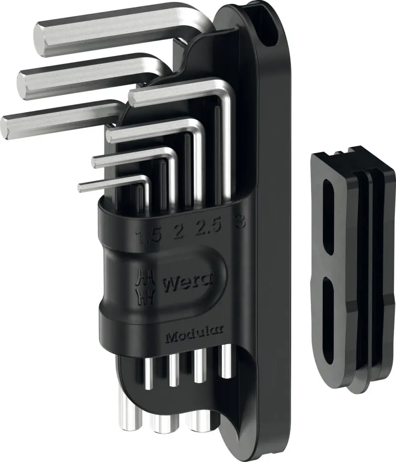 Wera 049003 Zástrčné kľúče šesťhran 1,5 ÷ 6 mm Tool-Check Modular Hex-Plus 1 (Sada 7 dielov) (W05049003001)