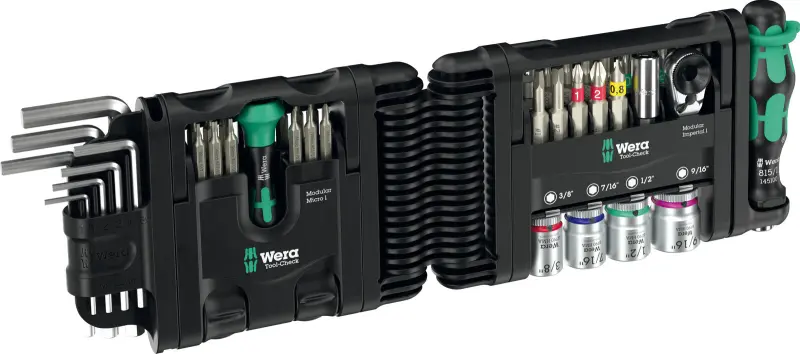 Wera 049025 Náradie pre ručné, strojné a presné skrutkovacie práce Tool-Check Modular Set Imperial 1 - palcové prevedenie (Sada 50 dielov) (W05049025001)