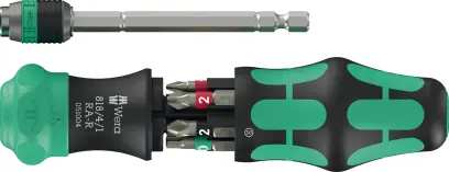 Wera 051513 Ručný skrutkovač s račňou Kraftform Kompakt 20 RA-R vrátane bitov (Sada 6 dielov) (W05051513001)
