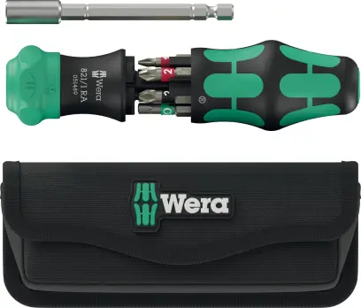 Wera 051520 Držiak bitov Kraftform Kompakt 28 RA s puzdrom vrátane bitov (Sada 6 dielov) (W05051520001)
