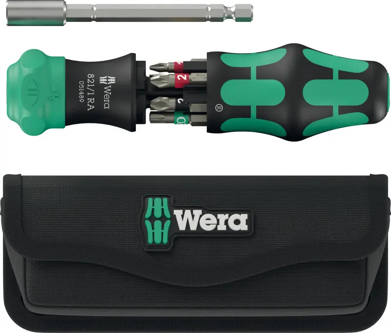 Wera 051520 Držiak bitov Kraftform Kompakt 28 RA s puzdrom vrátane bitov (Sada 6 dielov) (W05051520001)