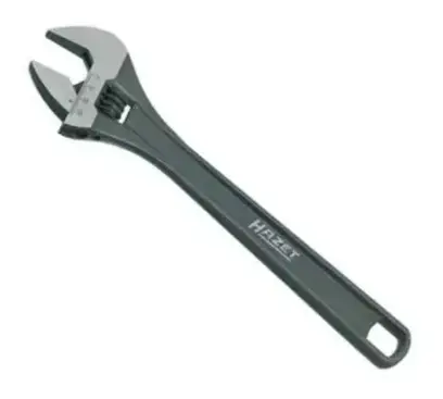 Jednostranný vidlicový kľúč, nastaviteľný, fosfátovaný, DIN3117 tvar A 158mm HAZET (EDE58150020)