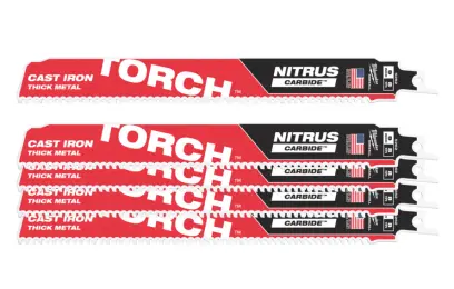Pilové plátky na kov Milwaukee Sawzall 230 x 25 x 1,27 mm Torch™ Nitrus Carbide™ - 5 ks (7 TPI) (MI48475562)