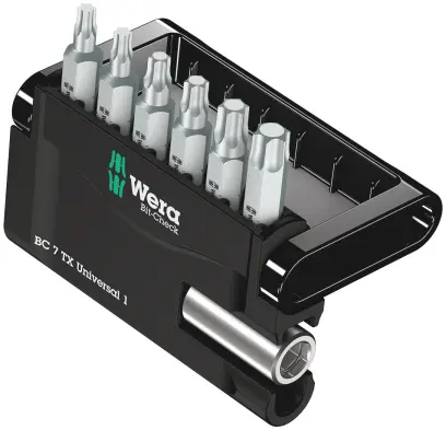 Wera 056294 6-dielna sada bitov TORX Mini-Check TX s držiakom 893/4/1 K (W05056294001)