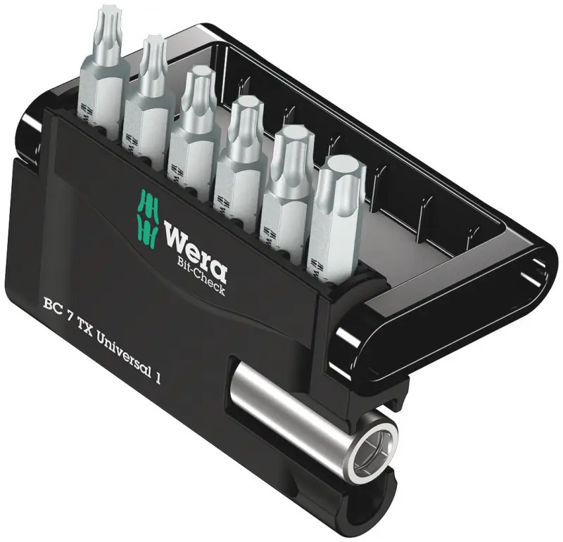 Wera 056294 6-dielna sada bitov TORX Mini-Check TX s držiakom 893/4/1 K (W05056294001)