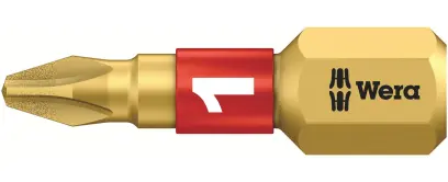 Wera 056400 Bit PH 1 - 851/1 BDC. Skrutkovací bit 1/4 Hex, 25 mm pre krížové skrutky Phillips (W05056400001)