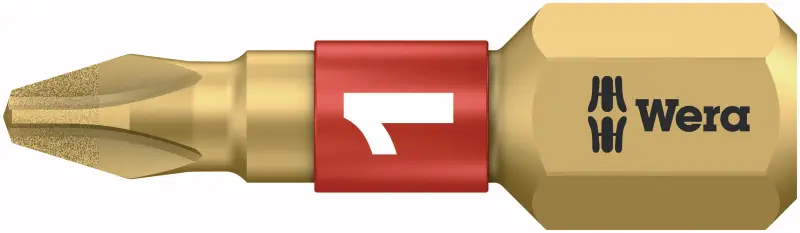 Wera 056400 Bit PH 1 - 851/1 BDC. Šroubovací bit 1/4 Hex, 25 mm pro křížové šrouby Phillips (W05056400001)