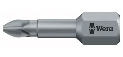 Wera 056505 Bit PH 1 - 851/1 TZ. Skrutkovacie bit 1/4 Hex, 25 mm pre krížové skrutky Phillips (W05056505001)